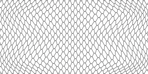 Mesh texture for fishing nets. Seamless pattern for sportswear or soccer goal, volleyball net, basketball hoop © abdus
