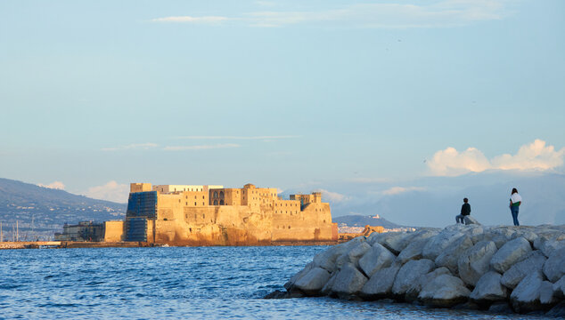 Castel dell'Ovo in Naples, Italy