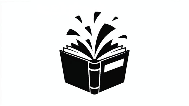 book with pages flying out