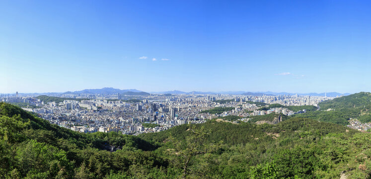 아파트,주택,시내,관악산,관악구,서울