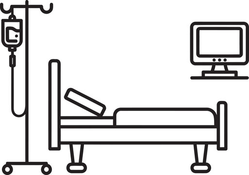 Medical imaging c-arm machine for diagnostic procedures Vector