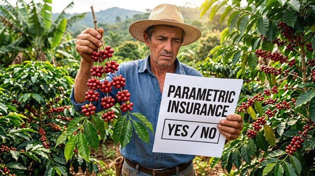 Exploring parametric insurance for coffee farmers in rural areas informative image of agriculture and sustainability