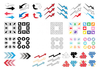 Obraz premium Arrow Icon Set