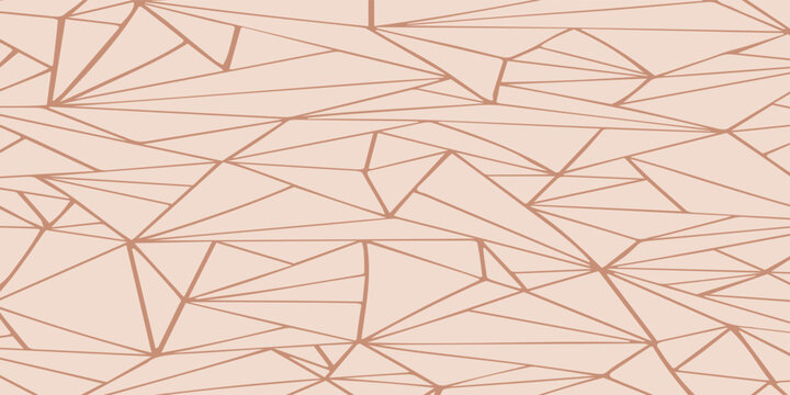 Abstract Geometric Pattern with Intersecting Lines and Shapes.