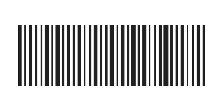 Dummy Barcode vector icon or fake bar code scan label for product price tag and product detail code for retail scanning Vector stock illustration
