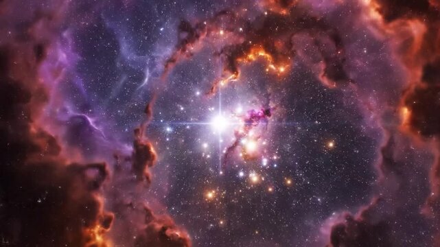 Vibrant Cosmic Dust Clouds Form a Nebula