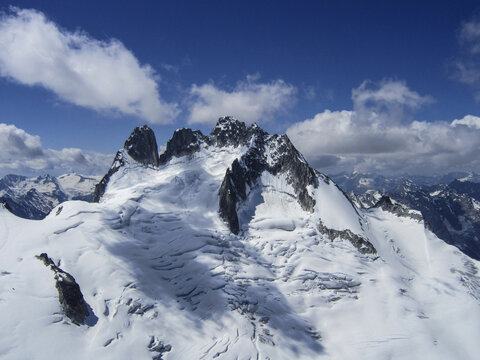 눈,빙하,크레바스,화강암,부가부주립공원,퍼셀산맥,브리티시컬럼비아주,캐나다