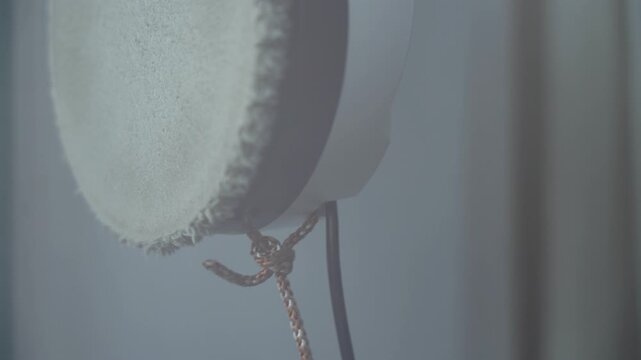 A Close-Up View of a Soft Cleaning Brush Designed for Gentle Surface Care, Highlighting Its Texture and Ergonomic Design for Effective Cleaning Solutions