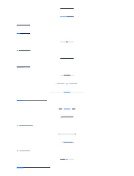 Set of 20 minimalist short title accents for subheaders