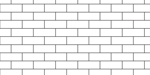 Fototapeta premium Urban abstract pavement floor and wall white structure brick wall row wallpaper texture design.