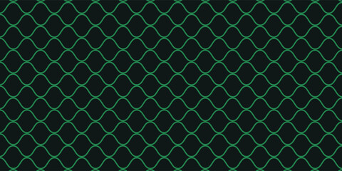 Mesh texture for fishing nets. Seamless pattern for sportswear or soccer goal, volleyball net, basketball hoop, hockey, athletics. Abstract net green background for sports. © Aldi mustofa