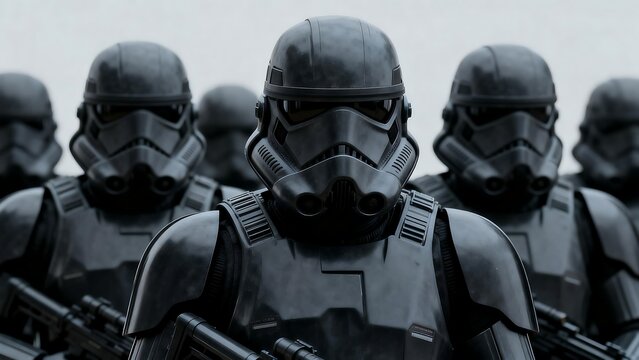 Stormtroopers in formation