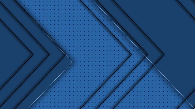 Dark chevron layered background animation, Abstract dark layered chevron pattern with dotted texture