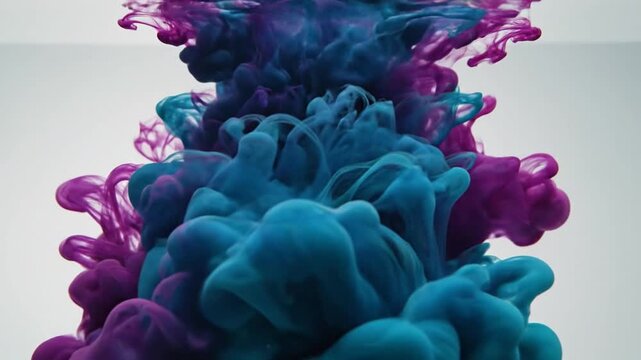Vibrant Ink Diffusion in Water