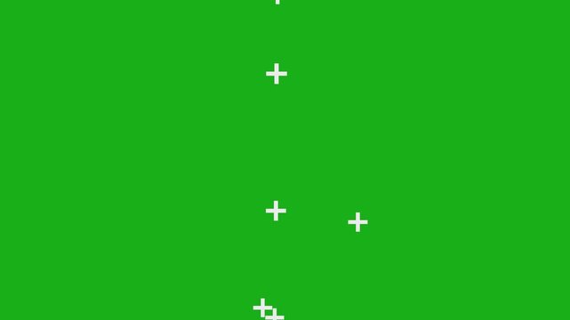plus symbol icon animation. Healthcare medical cross pattern. plus signs pattern background, loopable
