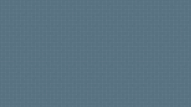 Minimal dusty blue grid seamless pattern broken thin line abstract background, 16:9 ratio