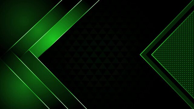 Luxurious geometric abstract background with dark triangular pattern hexagon animation