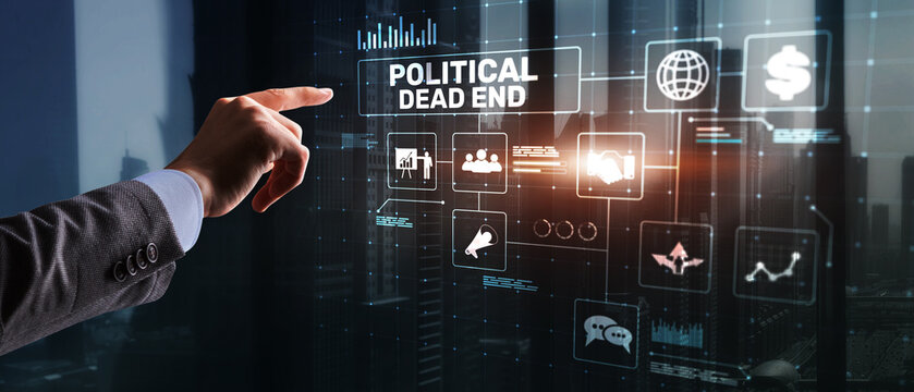 Digital Political Dead End Visualization of Institutional Conflict and Governance Crisis