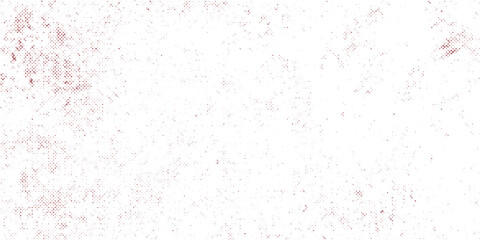Naklejka premium Red textured brush stroke on white background