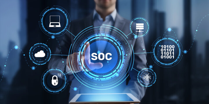 SOC Security Operations Center Platform with Cybersecurity Monitoring Threat Detection AI Analytics Incident Response and Network Protection Systems