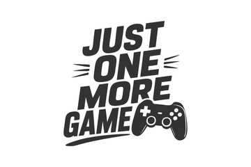 Retro graphic text and gamepad design, ideal for gaming culture, hobbies, and lifestyle © DzgnVibe