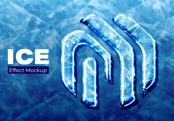 Ice Effect Mockup