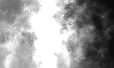 Fototapeta premium Thick mist enveloping the frame with soft edges