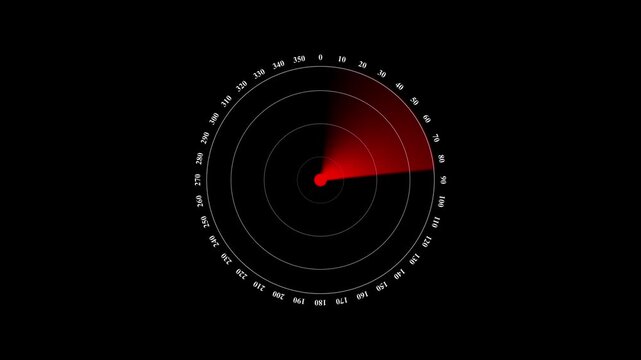 Digital searching system animation. Rader searching security concept animation icon. signal waves, searching icon,4k video animation . 