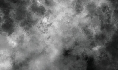 Fototapeta premium Dense fog creating a deep atmospheric effect