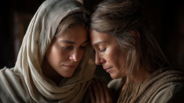 Mary visits Elizabeth, their joyful meeting revealing faith, promise, and the fulfillment of God&rsquo;s word.
