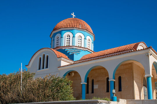 Panagia Petrus also Greek Orthodox Church near Petres Crete (Kreta) Greece