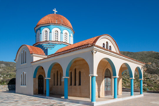 Panagia Petrus also Greek Orthodox Church near Petres Crete (Kreta) Greece