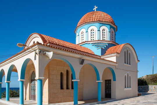 Panagia Petrus also Greek Orthodox Church near Petres Crete (Kreta) Greece