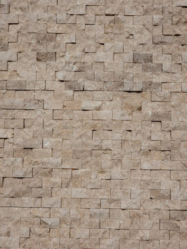 Rectangular stone wall texture background
