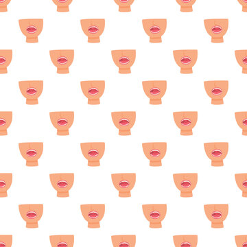 Human open mouth showing tonsils and medical anatomy