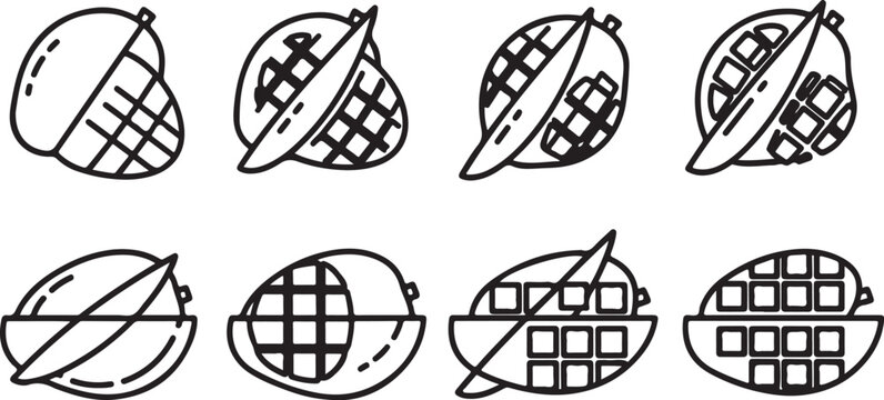 Black and white vector illustration of a shield with a grid pattern Vector