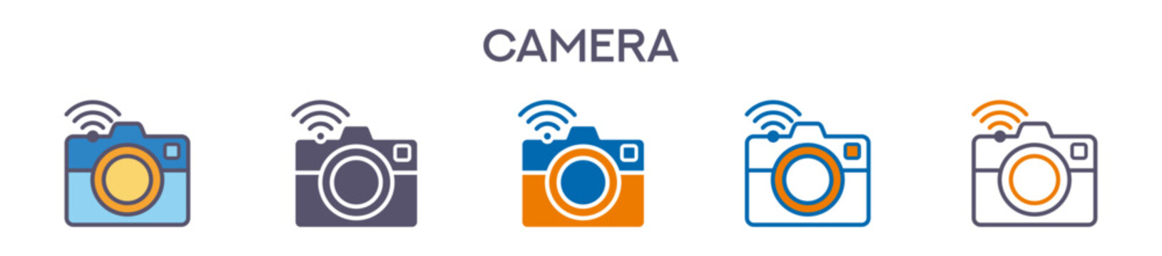 Camera Element For Design Graphic - Multi Styles