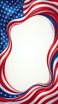 Presidential celebration of us independence day american flag theme patriotic holiday government event vibrant environment