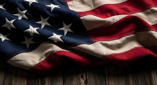 Honoring heroes a patriotic memorial day image of the american flag waving with respect and remembrance