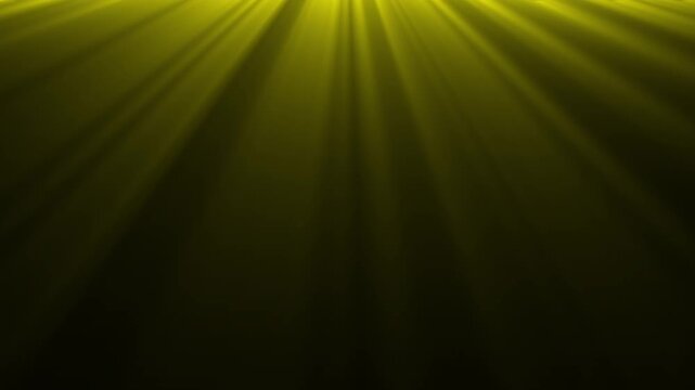 Golden light rays overlay effect, abstract sunbeams background, for motion yellow