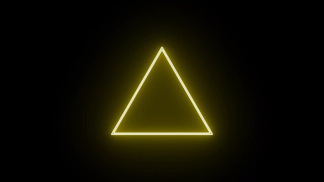 glowing triangle background