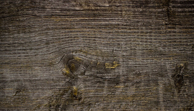 Horizontal old wood texture with natural knot and grain.