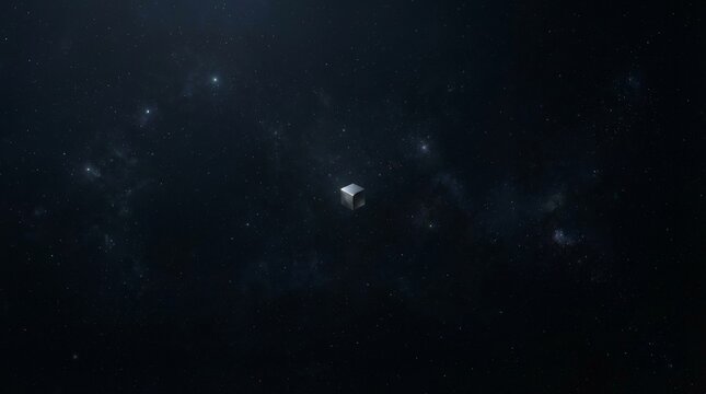 Tiny cube in infinite cosmic space: lonely yet intriguing mystery