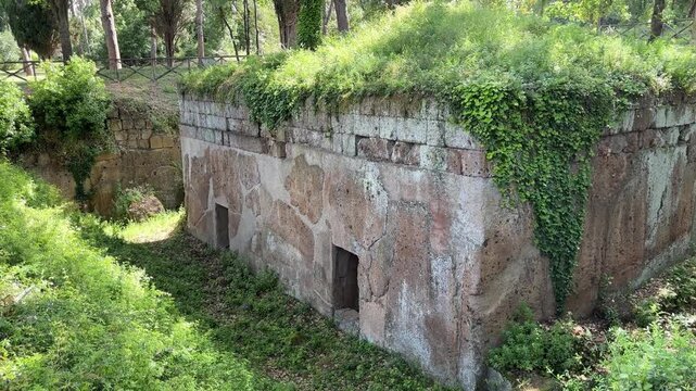 Ancient Etruscan Tomb in Cerveteri