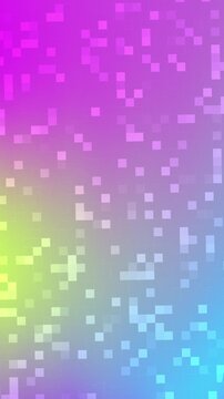 Soft pixels fade from pink to blue. Colors blend like a dream, gentle and slow. Pixel art feels playful, modern, and calm. Ideal for digital designs, social media, or background themes