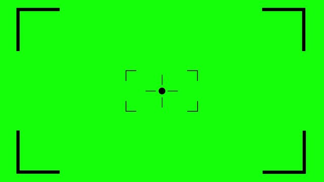 Green screen and black slate composite footage for video editing