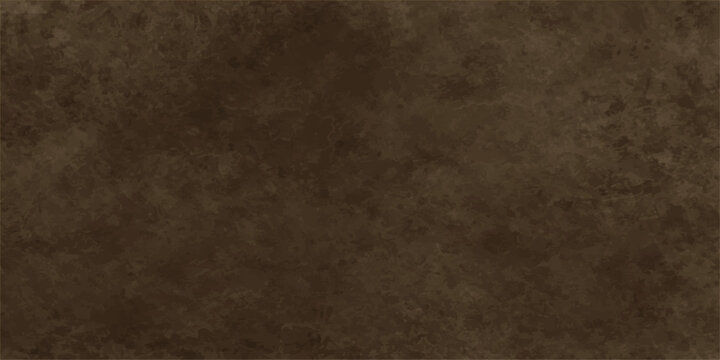 Vintage aged parchment with a dark brown leather border creates a grunge textured backdrop of ancient damaged material and antique blank paper design