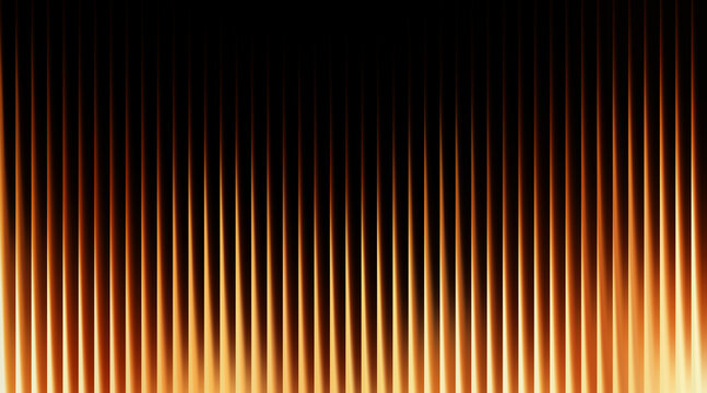 Vertical glowing orange and black lines forming a gradient abstract background pattern