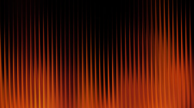 Vertical orange and black gradient stripes with soft blurring and linear texture pattern