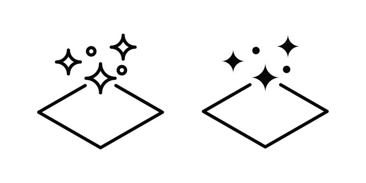 Clean surface icon concepts for website projects